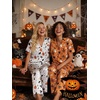 image:imageEkouaer Silk Pajamas for Womens Set 2 Piece Fall Pjs Button Down SleepwearWhitehalloween