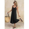 image:imageEkouaer Sleeveless Womens Nightgown Full Slip Nightdress Calf LengthBlack