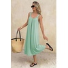 image:imageEkouaer Sleeveless Womens Nightgown Full Slip Nightdress Calf LengthIce Green