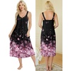 image:imageEkouaer Sleeveless Womens Nightgown Full Slip Nightdress Calf LengthPink Floral