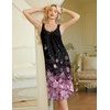 image:imageEkouaer Sleeveless Womens Nightgown Full Slip Nightdress Calf LengthPink Floral