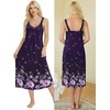 image:imageEkouaer Sleeveless Womens Nightgown Full Slip Nightdress Calf LengthPurple Floral