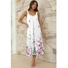 image:imageEkouaer Sleeveless Womens Nightgown Full Slip Nightdress Calf LengthWhite Floral