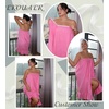 image:imageEkouaer Towel Wrap for Women With Velcro Ruffle Wrap RobesHot Pink