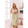 image:imageEkouaer Towel Wrap for Women With Velcro Ruffle Wrap RobesKhaki