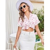 image:imageEkouaer Women Lace Satin Pajama Set Button Down Silk Pjs Shorts Set XSXXLPink Chinoiserie