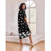 image:imageEkouaer Womens Long Nightgown Short Sleeve Night Shirt Plus Size SleepwearButterfly