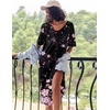 image:imageEkouaer Womens Long Nightgown Short Sleeve Night Shirt Plus Size SleepwearCherry Blossom