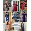 image:imageEkouaer Womens Long Nightgown Short Sleeve Night Shirt Plus Size SleepwearPeacock Blue
