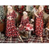 image:imageEkouaer Womens Long Sleeve Nightgown Full Length Sleepwear Long Sleepshirts Henley Sleep DressZred Santa