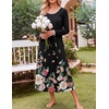 image:imageEkouaer Womens Long Sleeve Nightgowns Full Length Sleep Dress SleepshirtsFloral Butterfly