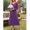 image:imageEkouaer Womens Long Sleeve Nightgowns Full Length Sleep Dress SleepshirtsPurple