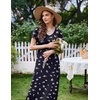 image:imageEkouaer Womens Nursing Dress Breastfeeding Summer V Neck Maternity DressesBlackfloralwhite