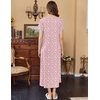 image:imageEkouaer Womens Nursing Dress Breastfeeding Summer V Neck Maternity DressesPink Floral
