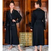 image:imageEkouaer Womens Robe Long Lightweight Bathrobe Soft Light Bath Robe S3XLBlack