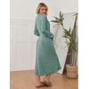 image:imageEkouaer Womens Robe Long Lightweight Bathrobe Soft Light Bath Robe S3XLBright Green