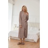 image:imageEkouaer Womens Robe Long Lightweight Bathrobe Soft Light Bath Robe S3XLBrown