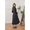image:imageEkouaer Womens Robe Long Lightweight Bathrobe Soft Light Bath Robe S3XLGray