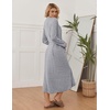 image:imageEkouaer Womens Robe Long Lightweight Bathrobe Soft Light Bath Robe S3XLLight Grey