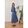 image:imageEkouaer Womens Robe Long Lightweight Bathrobe Soft Light Bath Robe S3XLNavy Blue