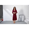 image:imageEkouaer Womens Robe Long Lightweight Bathrobe Soft Light Bath Robe S3XLWine Red