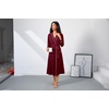 image:imageEkouaer Womens Robe Long Lightweight Bathrobe Soft Light Bath Robe S3XLWine Red