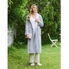 image:imageEkouaer Womens Robe Long Winter Plush Jacquard Bathrobe with Pockets SXXLLight Blue
