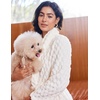 image:imageEkouaer Womens Robe Long Winter Plush Jacquard Bathrobe with Pockets SXXLWhite