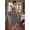image:imageEkouaer Womens Sleeveless Nightgowns Long Sleep Dress Wide Strap SleepwearCharcoal Grey
