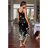 image:imageEkouaer Womens Sleeveless Nightgowns Long Sleep Dress Wide Strap SleepwearGreen Leaf