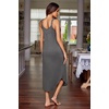 image:imageEkouaer Womens Sleeveless Nightgowns Long Sleep Dress Wide Strap SleepwearGrey