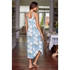 image:imageEkouaer Womens Sleeveless Nightgowns Long Sleep Dress Wide Strap SleepwearLight Blue Floral