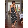image:imageEkouaer Womens Sleeveless Nightgowns Long Sleep Dress Wide Strap SleepwearPink Butterfly