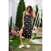 image:imageEkouaer Womens Sleeveless Nightgowns Long Sleep Dress Wide Strap SleepwearPink Butterfly