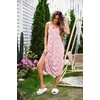 image:imageEkouaer Womens Sleeveless Nightgowns Long Sleep Dress Wide Strap SleepwearPink Flower