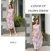 image:imageEkouaer Womens Swimsuit Beach Cover Up Dress Spaghetti Strap Cover UpMulticolor Pictorial