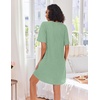 image:imageEkouaer Zip Up Robes for Women Short Knit Bathrobe with PocketsTurquoise