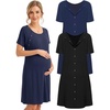 2 Pcs - Black + Blue