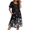 Colorful Butterfly Black