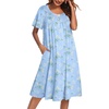 Floral Light Blue