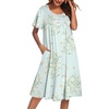 Floral Light Green