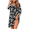 Floral Black Pink