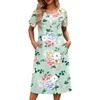 Green Blue Floral