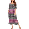 Ethnic Rose Red