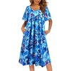 Blue Multi Flowers
