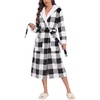 White Black Plaid