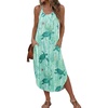 image:imageEkouaer Womens Swimsuit Beach Cover Up Dress Spaghetti Strap Cover UpTurtles Starfish