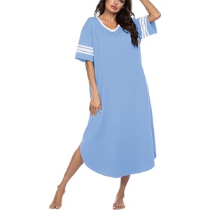 image:imageEkouaer Nightgowns for Women Long Nightgown Plus Size Moo Moos House DressLight Blue
