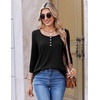 image:imageEkouaer 34 Length Sleeve Women Tops Dressy Casual Blouses Fall Shirt 2026Black