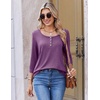 image:imageEkouaer 34 Length Sleeve Women Tops Dressy Casual Blouses Fall Shirt 2026Purple